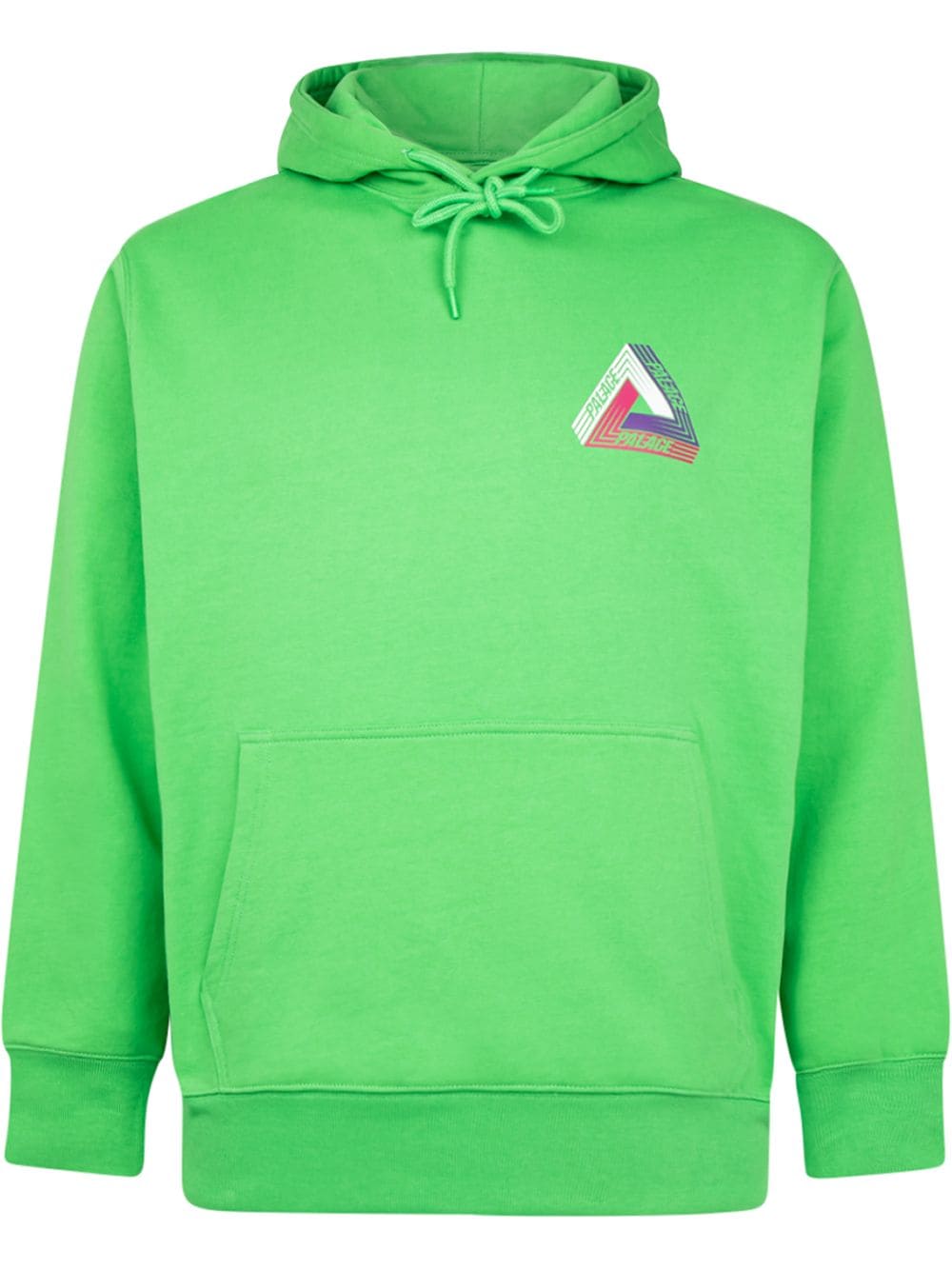 Palace Tri-Dart "Light Lime" drawstring hoodie - Green von Palace