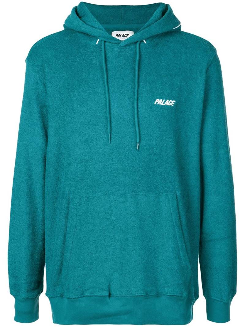 Palace Pipe Up logo-embroidered hoodie - Blue von Palace
