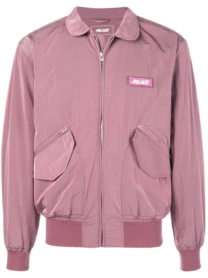 Palace F-Light logo-patch jacket - Pink von Palace