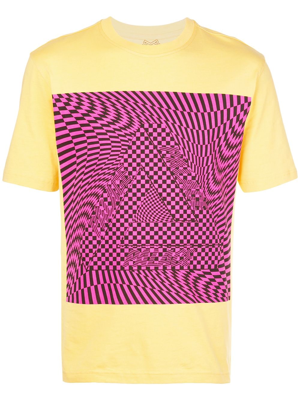 Palace Mash Eye crew neck T-shirt - Yellow von Palace