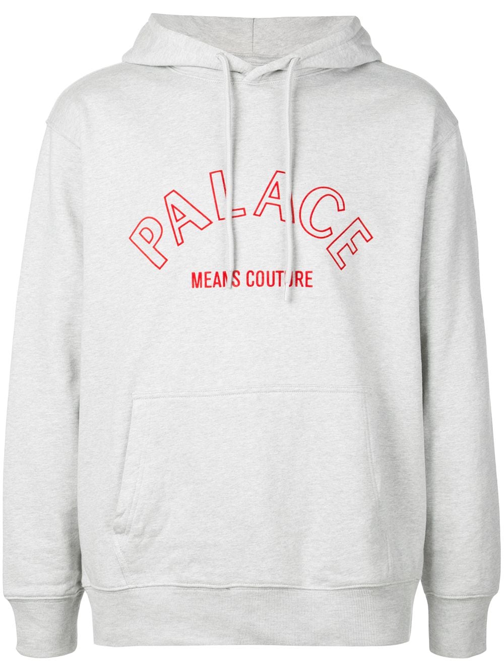 Palace Couture logo-print hoodie - Grey von Palace