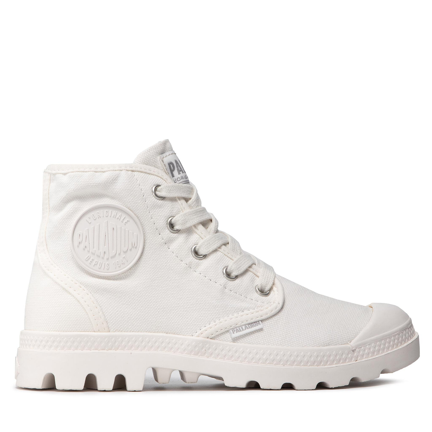 Schnürstiefeletten Palladium Pampa Hi 92352-116-M Star White von Palladium