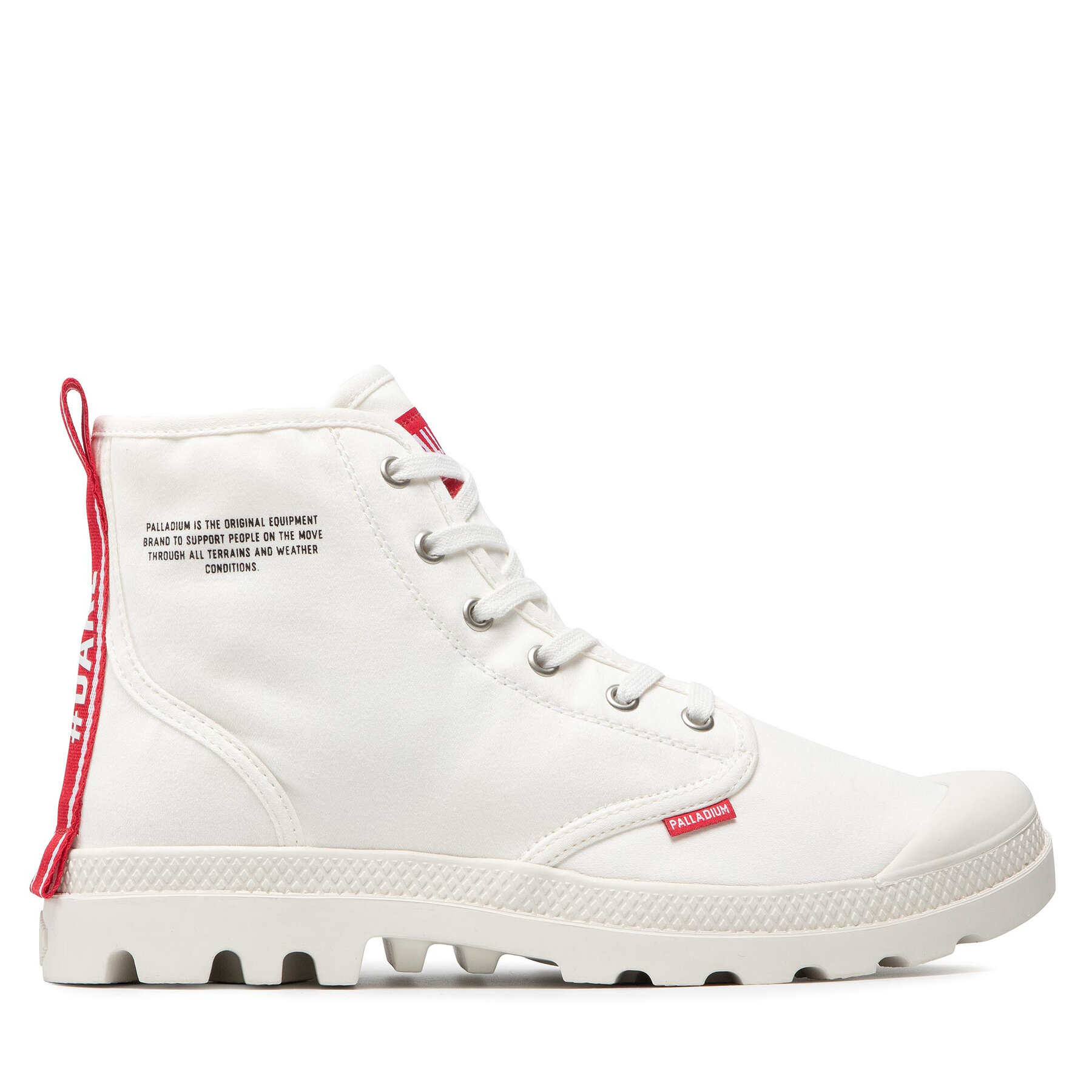 Schnürstiefeletten Palladium Pampa Hi Dare 76258-116-M Star White1 von Palladium