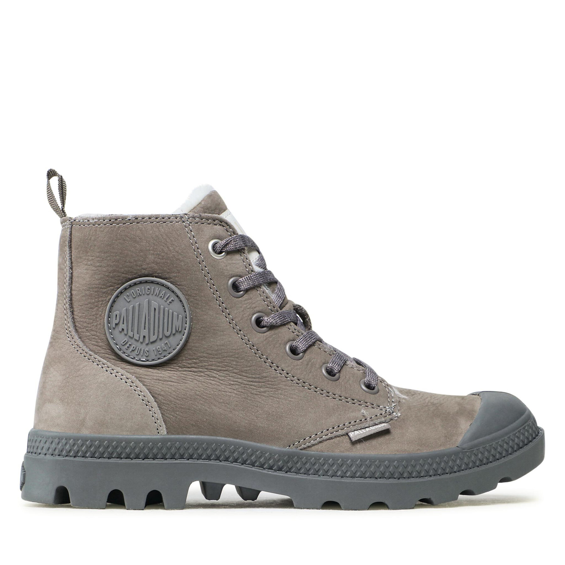 Schnürstiefeletten Palladium Pampa Hi Zip Wl 95982-055-M Cloudburst/Charcoal Gray 1 von Palladium