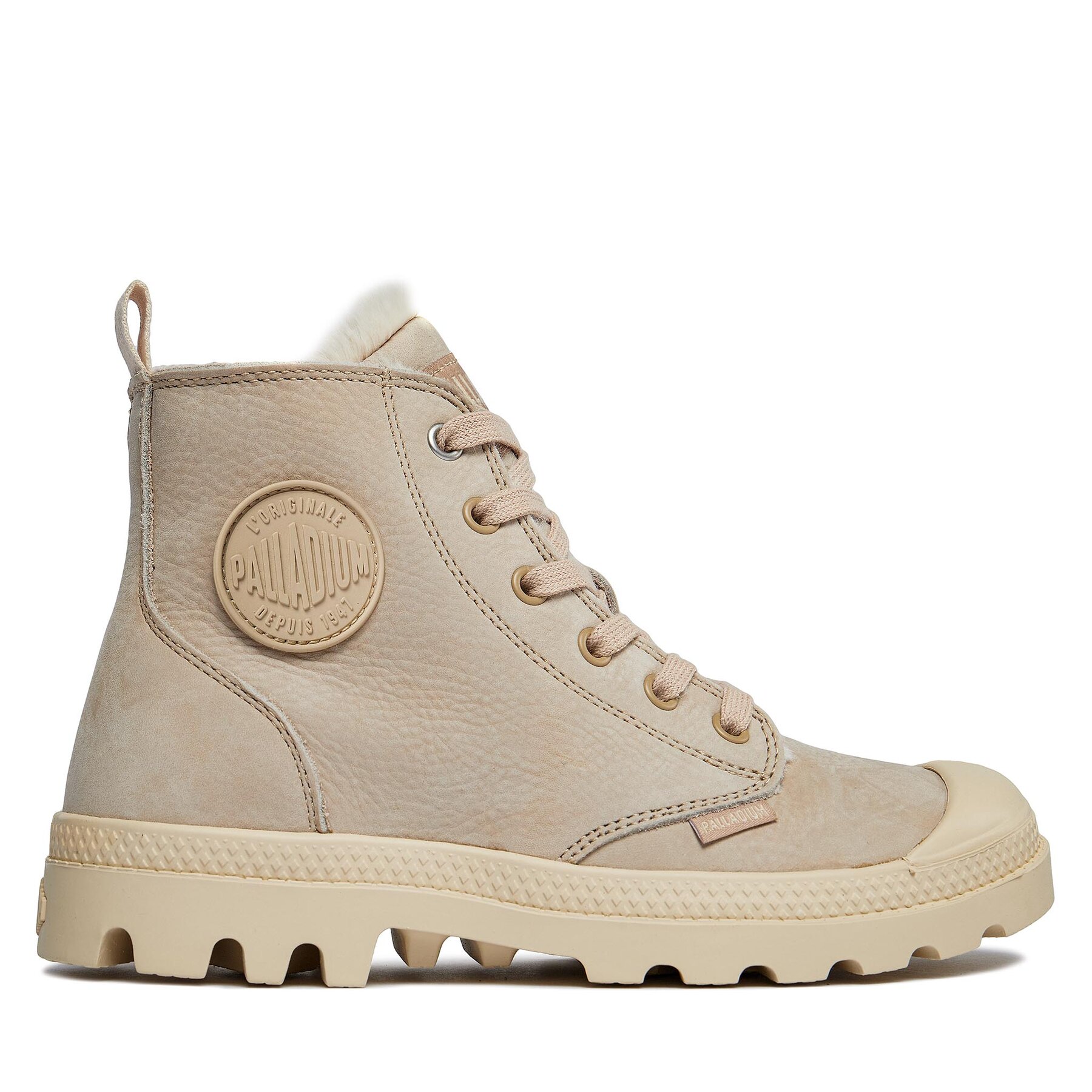 Schnürstiefeletten Palladium Pampa Hi Zip Wl 95982-271-M Warm Sand 271 von Palladium