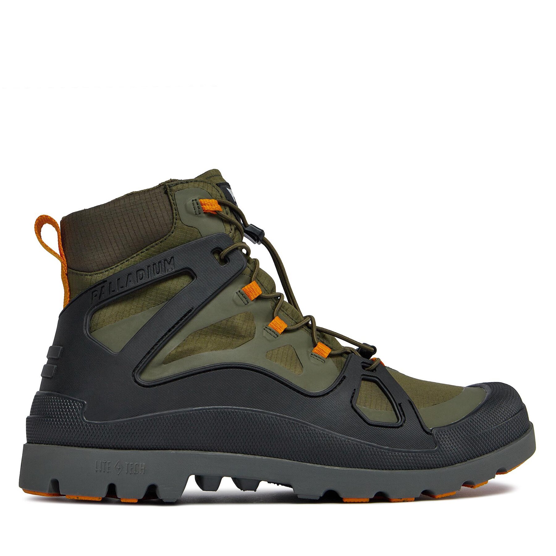 Schnürstiefeletten Palladium Pampa Lite+ Cage Wp+ 08845-325-M Olive Night 325 von Palladium