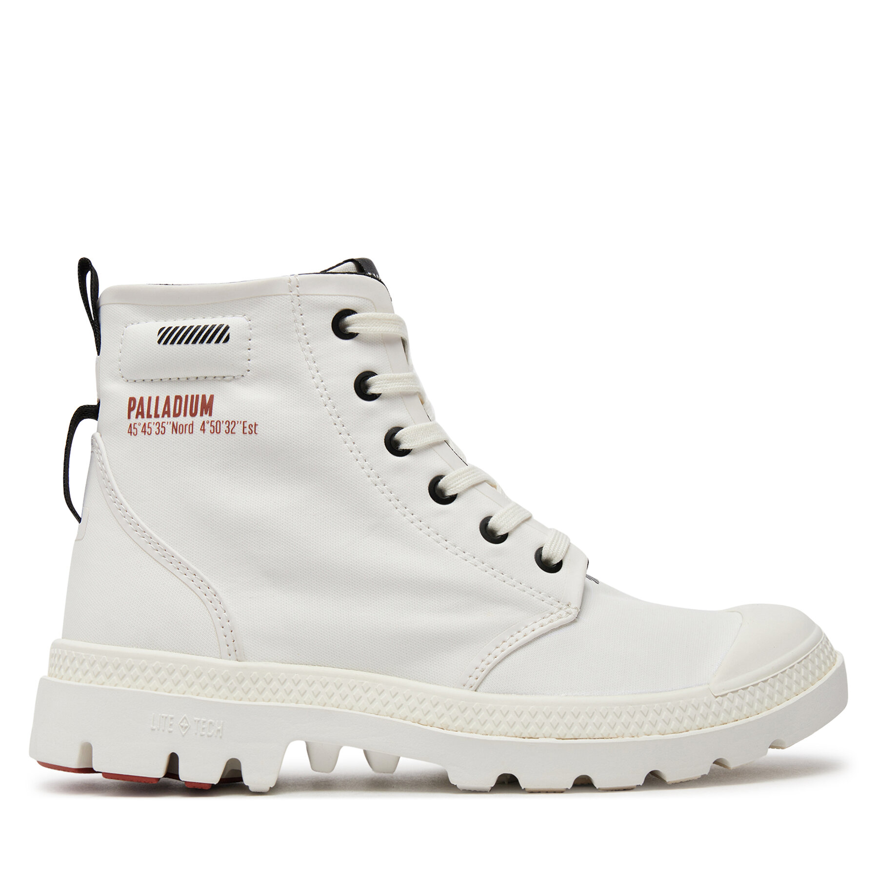 Schnürstiefeletten Palladium Pampa Lite+ Hi 79102-116-M Star White von Palladium