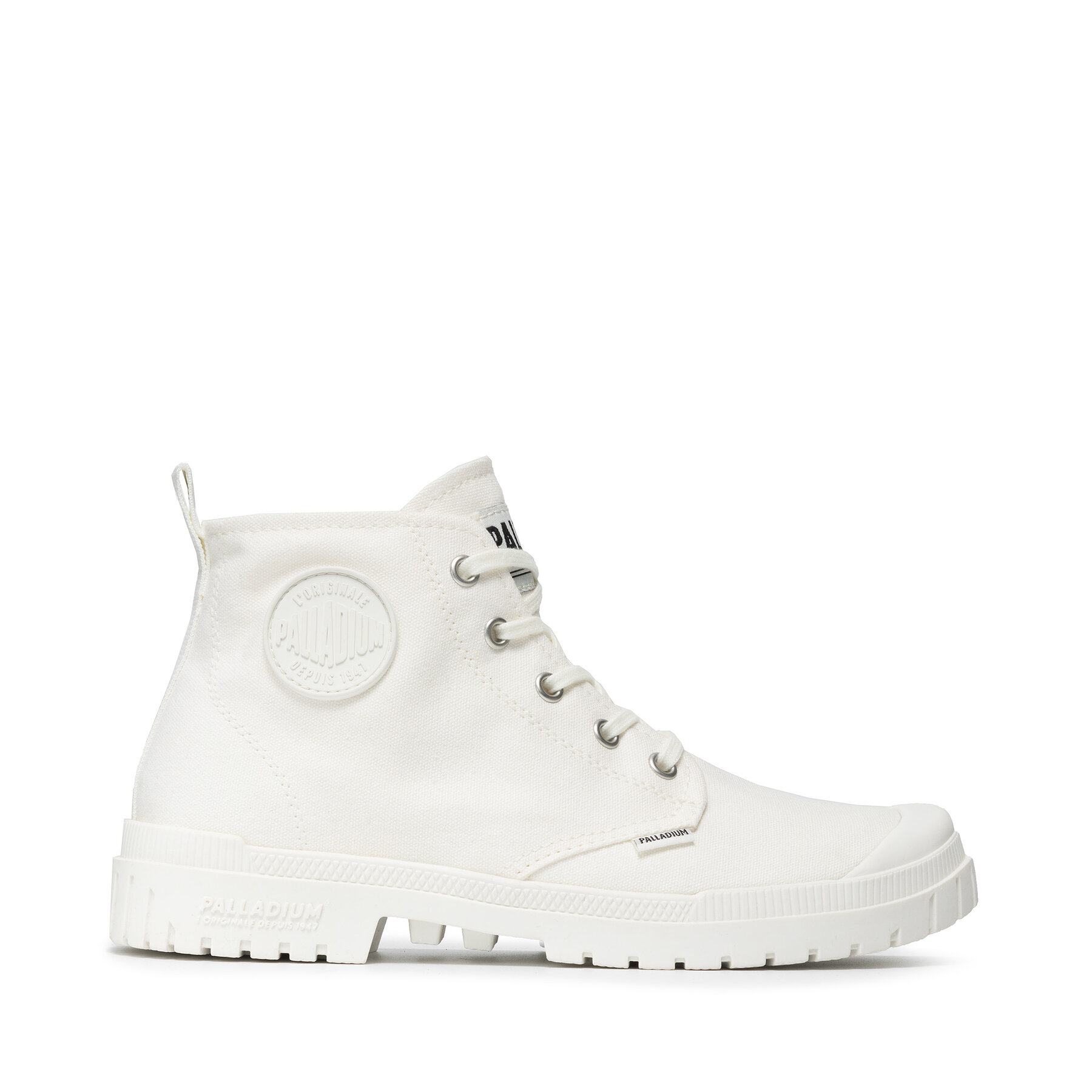 Schnürstiefeletten Palladium Pampa Sp20 Hi Cvs 76838-116-M Star White von Palladium