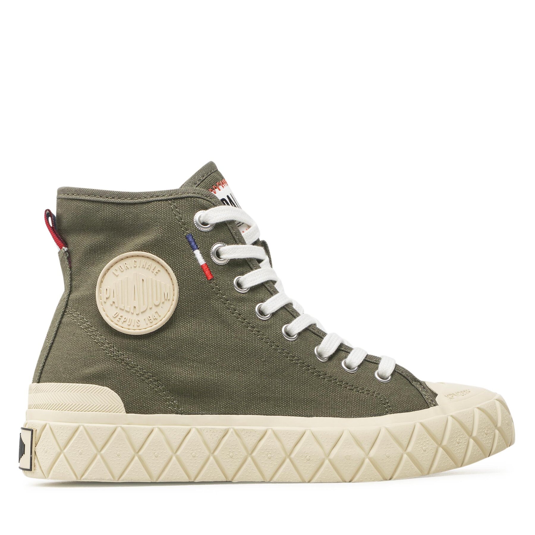 Sneakers aus Stoff Palladium Palla Ace Cvs Mid 77015-325-M Olive Night von Palladium