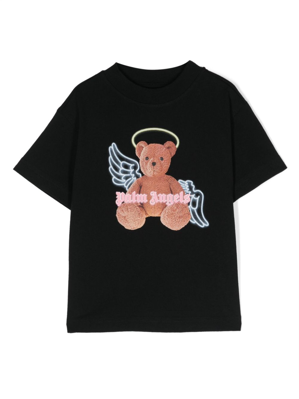 Palm Angels Kids Bear Angel printed T-shirt - Black von Palm Angels Kids