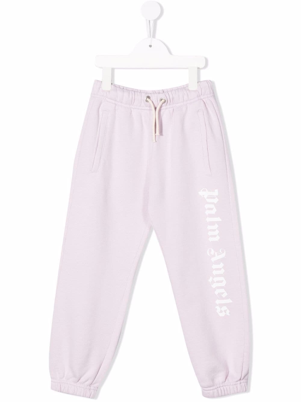 Palm Angels Kids logo-print track pants - Purple von Palm Angels Kids