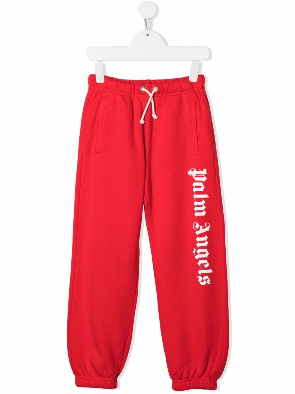 Palm Angels Kids logo-print track pants - Red von Palm Angels Kids