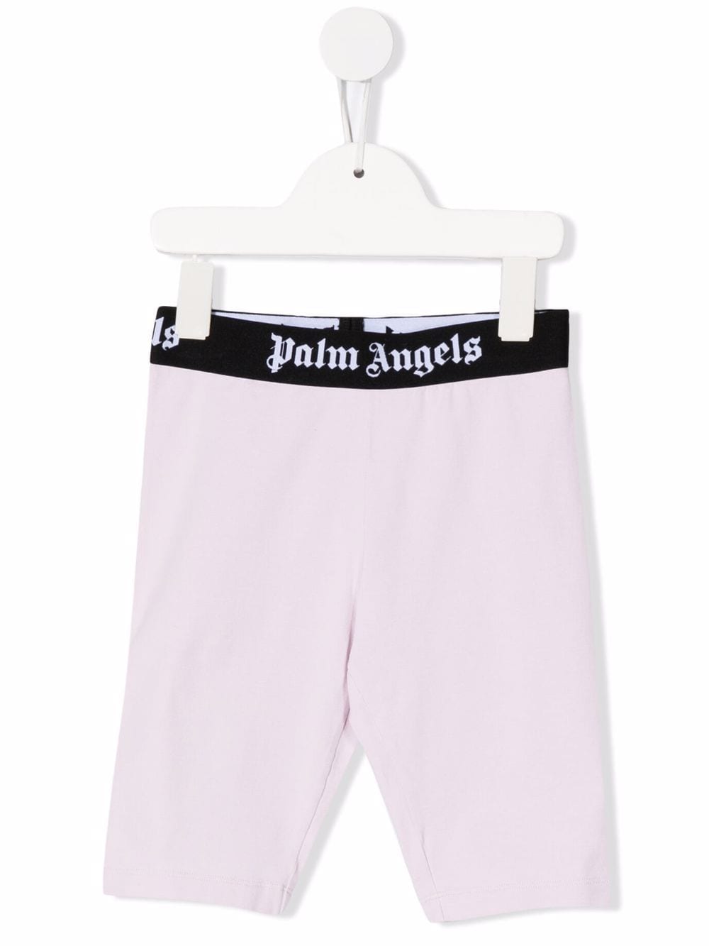 Palm Angels Kids logo-waistband cycling shorts - Pink von Palm Angels Kids