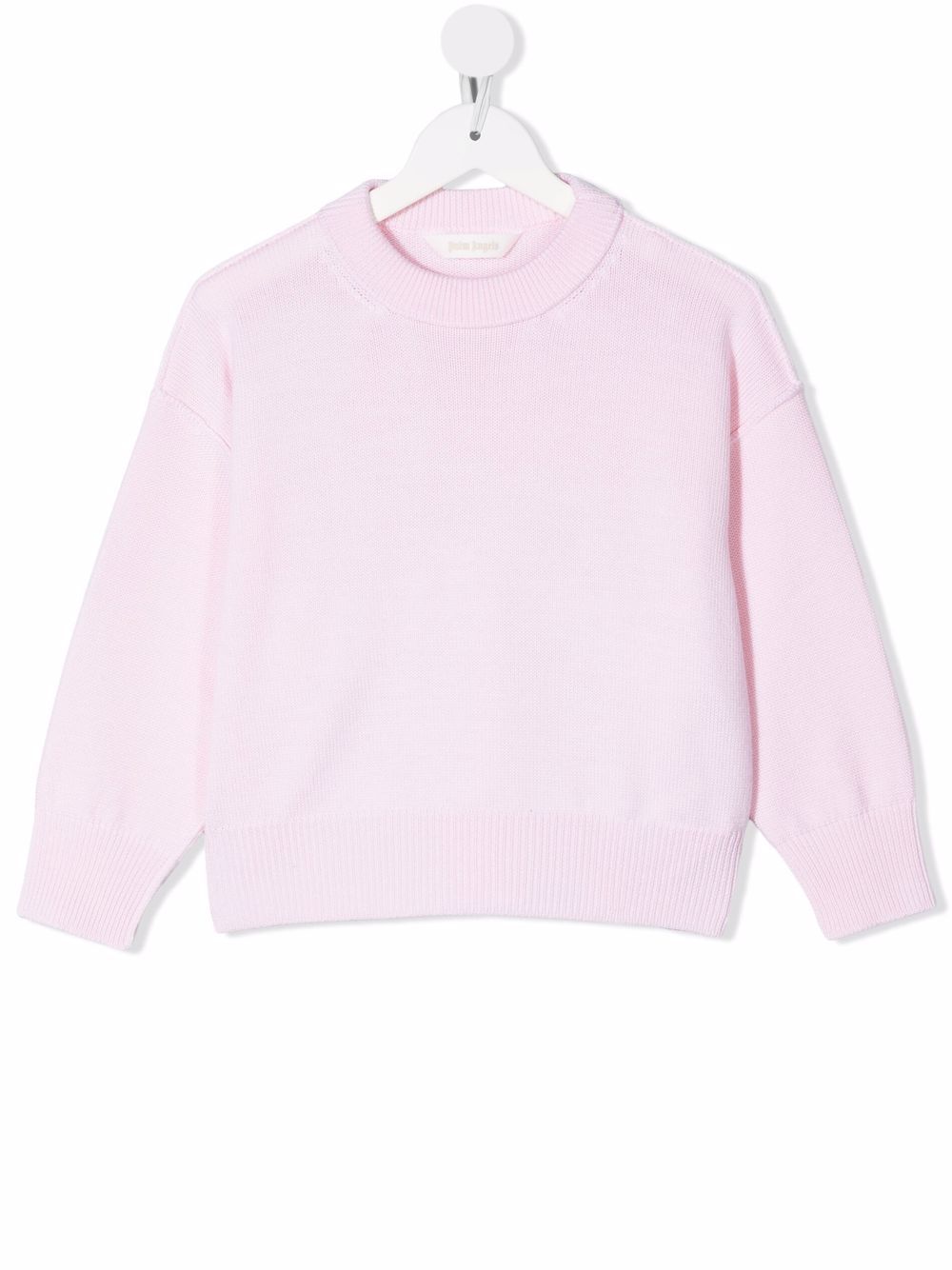 Palm Angels Kids intarsia-logo jumper - Pink von Palm Angels Kids