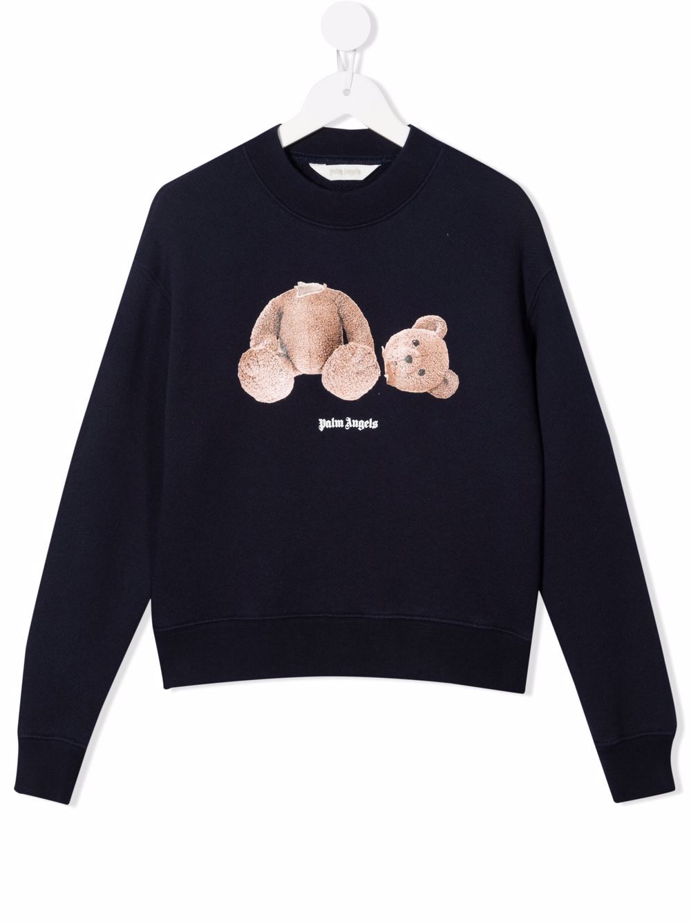 Palm Angels Kids teddy bear sweatshirt - Blue von Palm Angels Kids