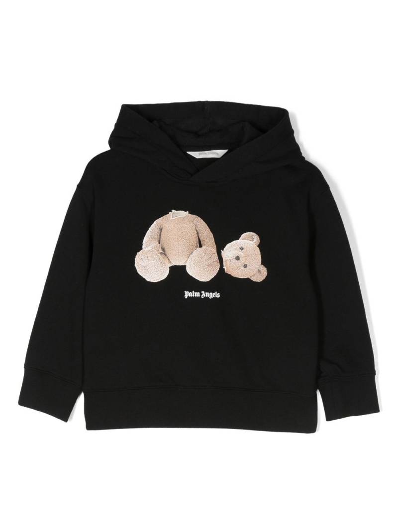 Palm Angels Kids Palm Angels Bear hoodie - Black von Palm Angels Kids