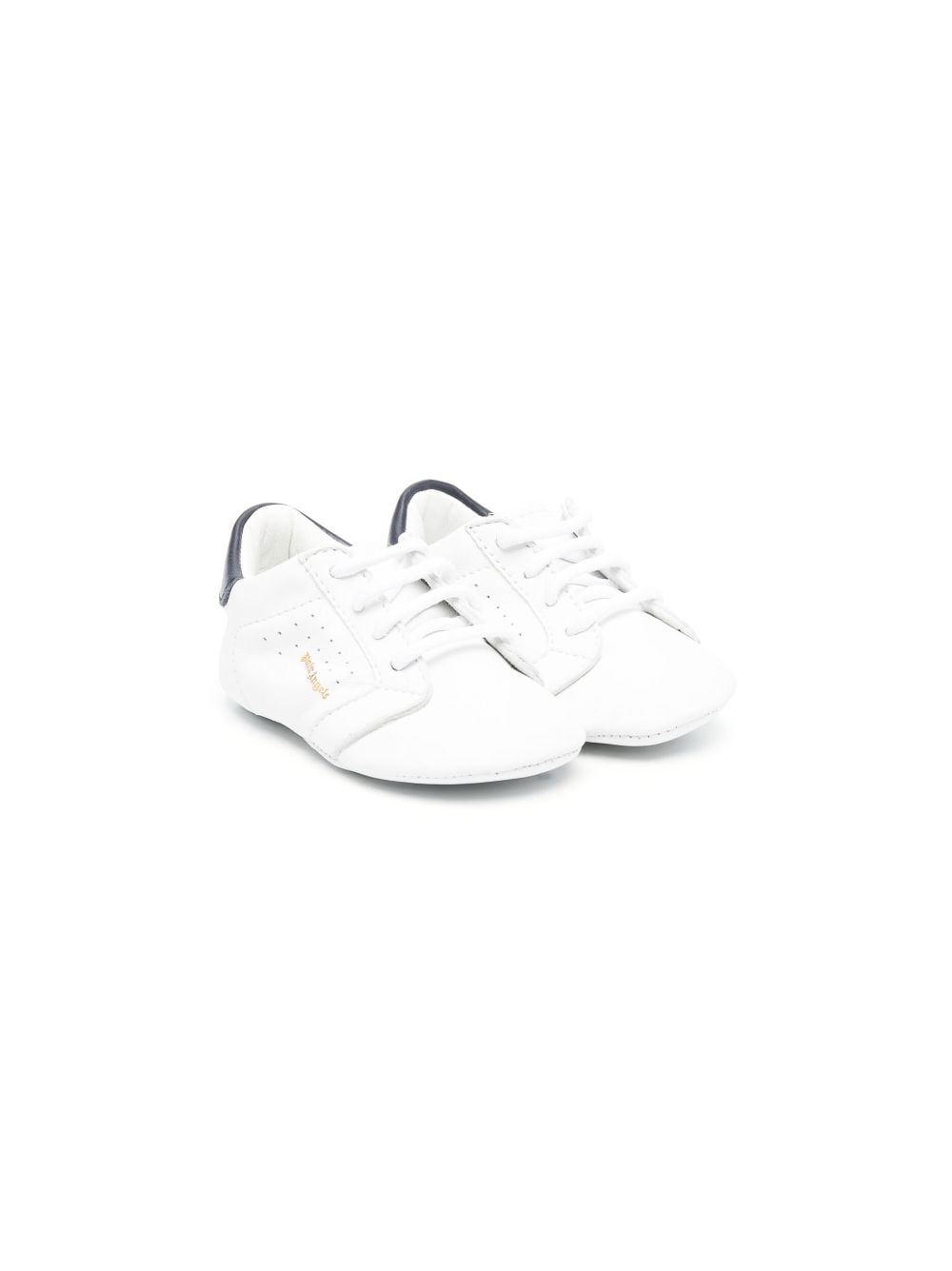 Palm Angels Kids Palm One leather sneakers - White von Palm Angels Kids