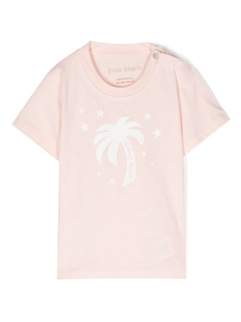 Palm Angels Kids Palm Stars cotton T-shirt - Pink von Palm Angels Kids