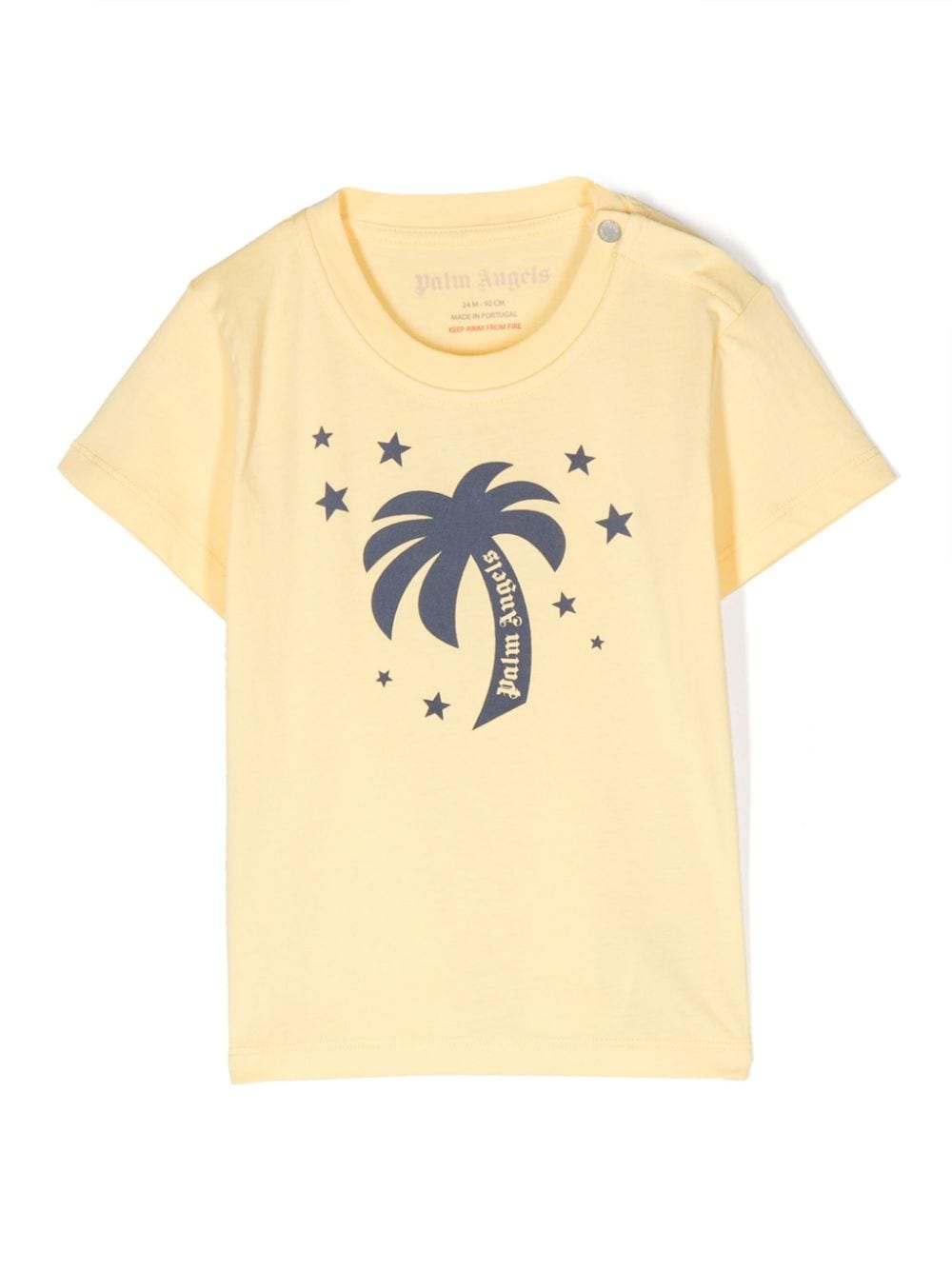 Palm Angels Kids Palm Stars cotton T-shirt - Yellow von Palm Angels Kids