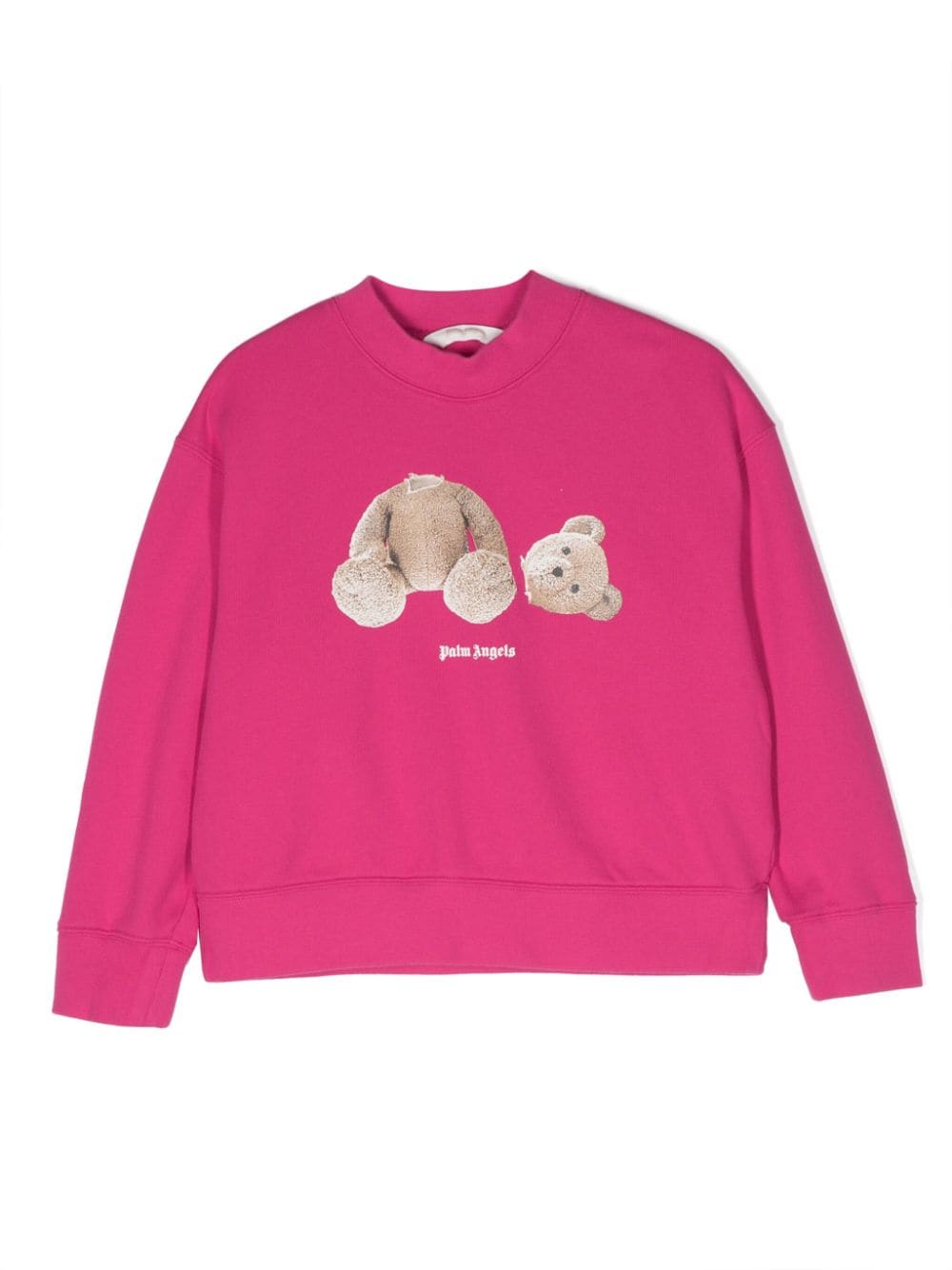 Palm Angels Kids Teddy Bear cotton sweatshirt - Pink von Palm Angels Kids