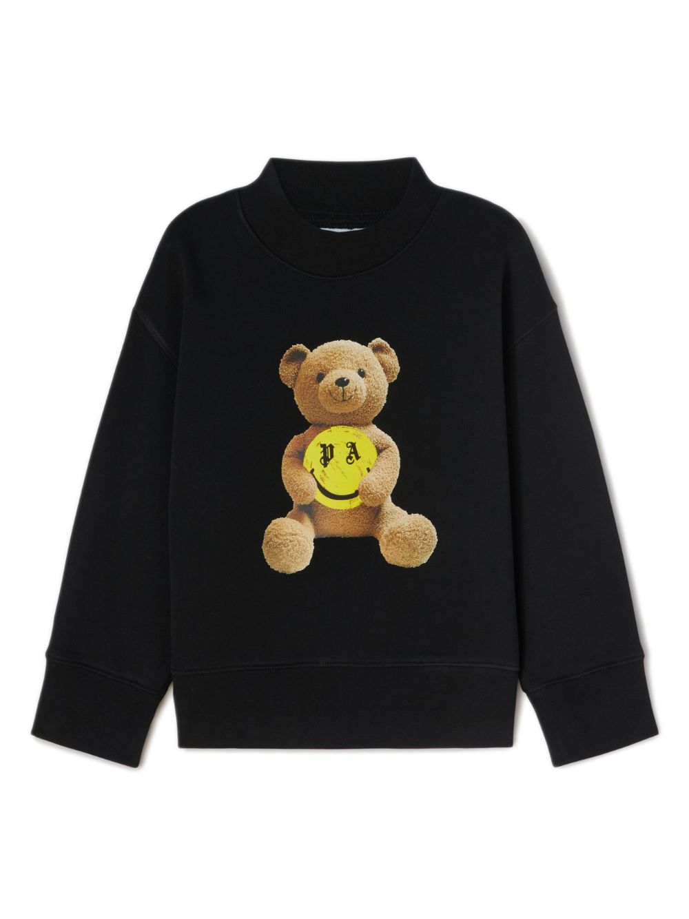 Palm Angels Kids bear-motif cotton sweatshirt - Black von Palm Angels Kids