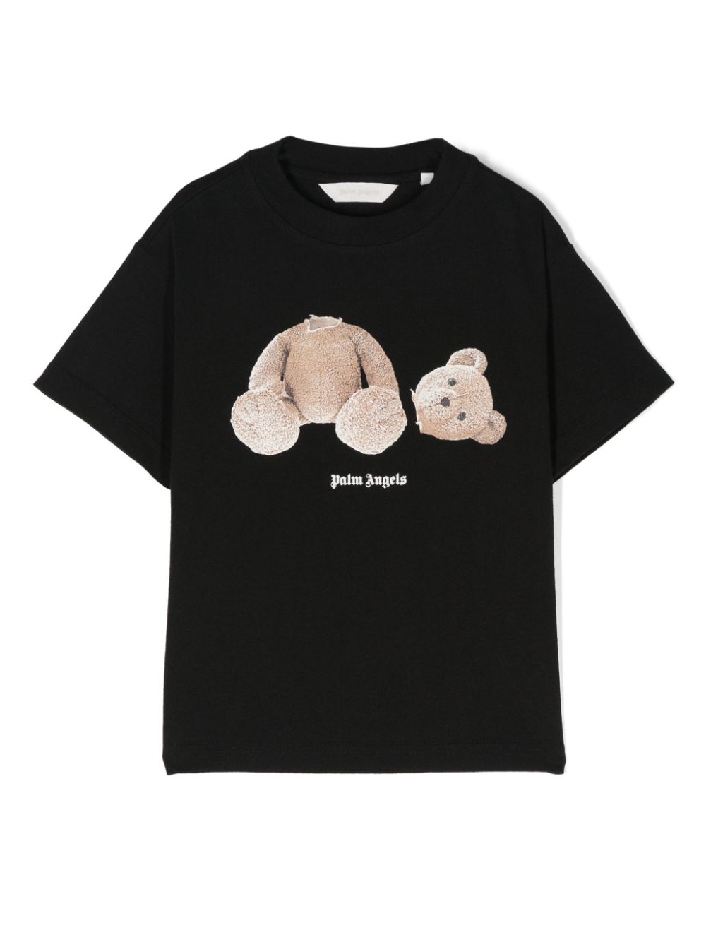 Palm Angels Kids Broken Bear cotton T-shirt - Black von Palm Angels Kids