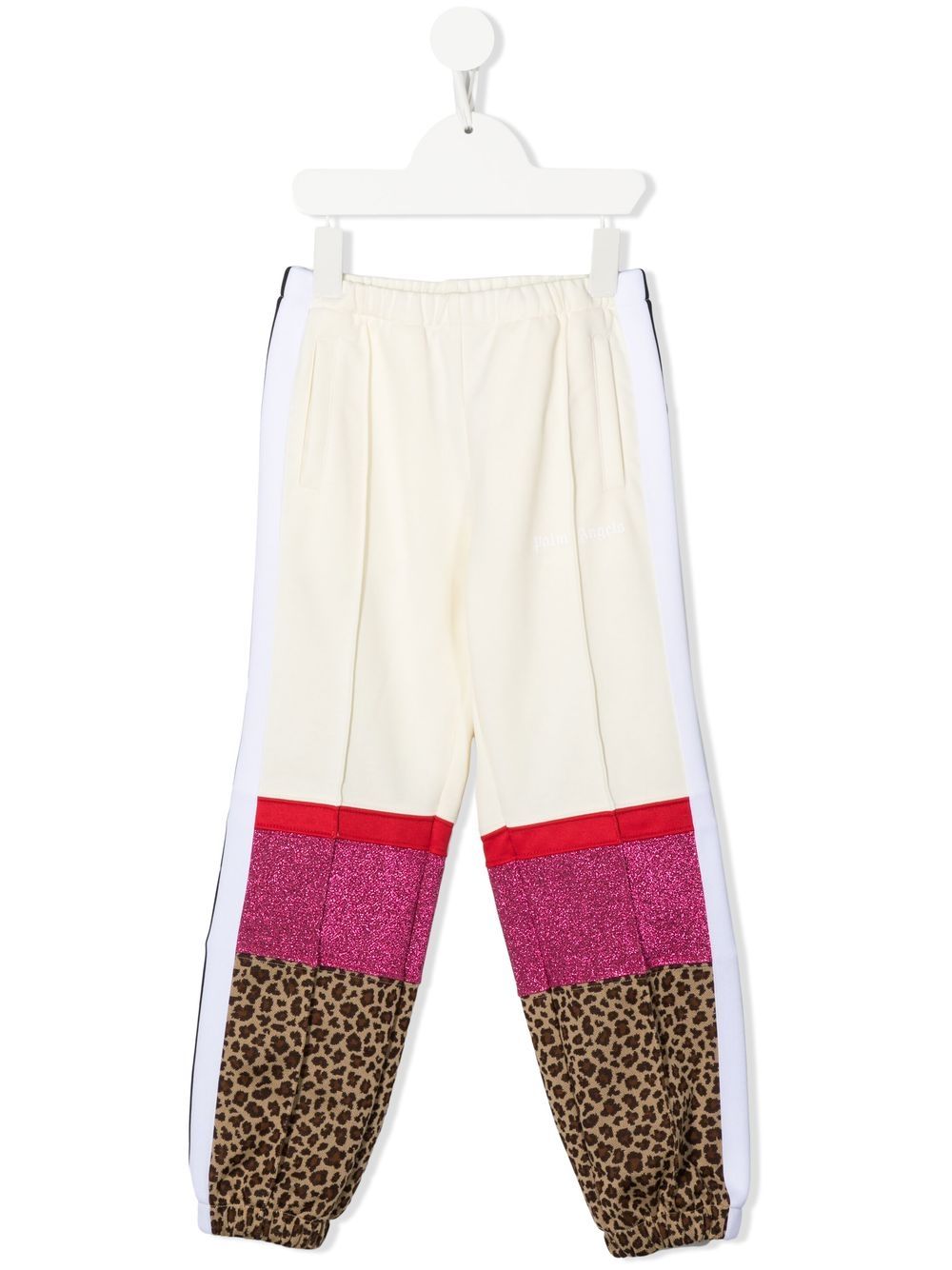 Palm Angels Kids colour-block tracksuit bottoms - White von Palm Angels Kids