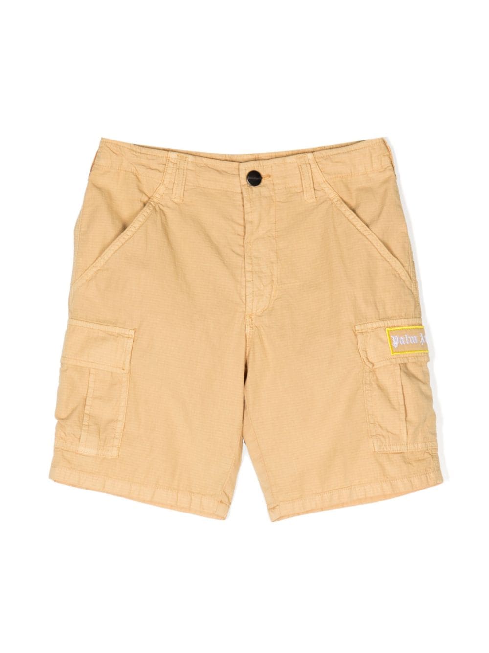 Palm Angels Kids cotton-blend cargo shorts - Brown von Palm Angels Kids