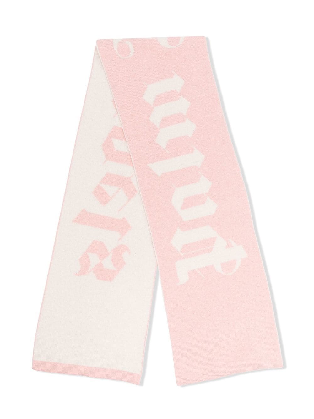 Palm Angels Kids logo embroidered scarf - Pink von Palm Angels Kids