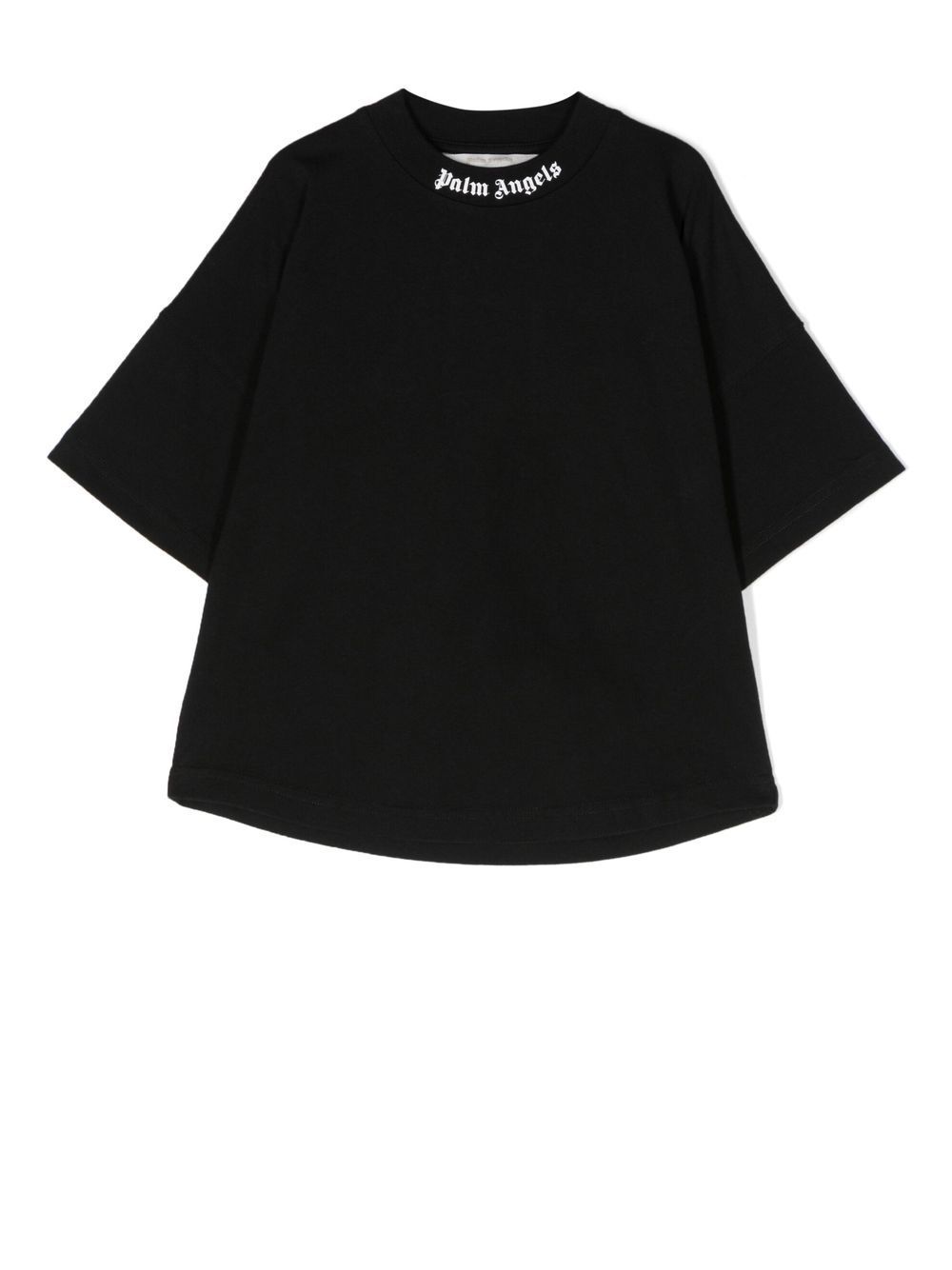 Palm Angels Kids Overlogo cotton T-shirt - Black von Palm Angels Kids