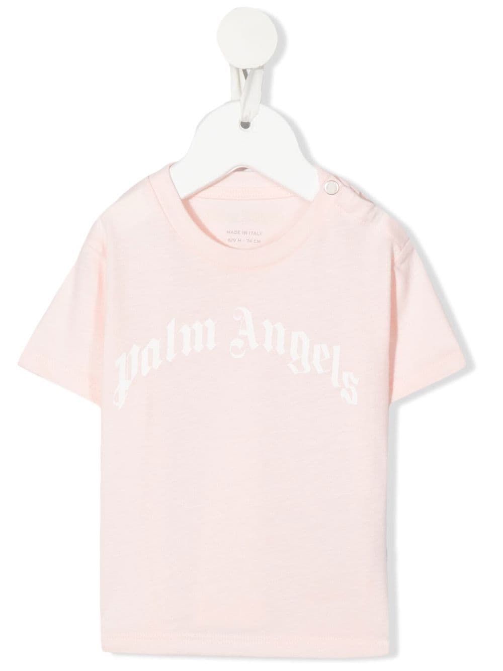 Palm Angels Kids logo-print cotton T-shirt - Pink von Palm Angels Kids