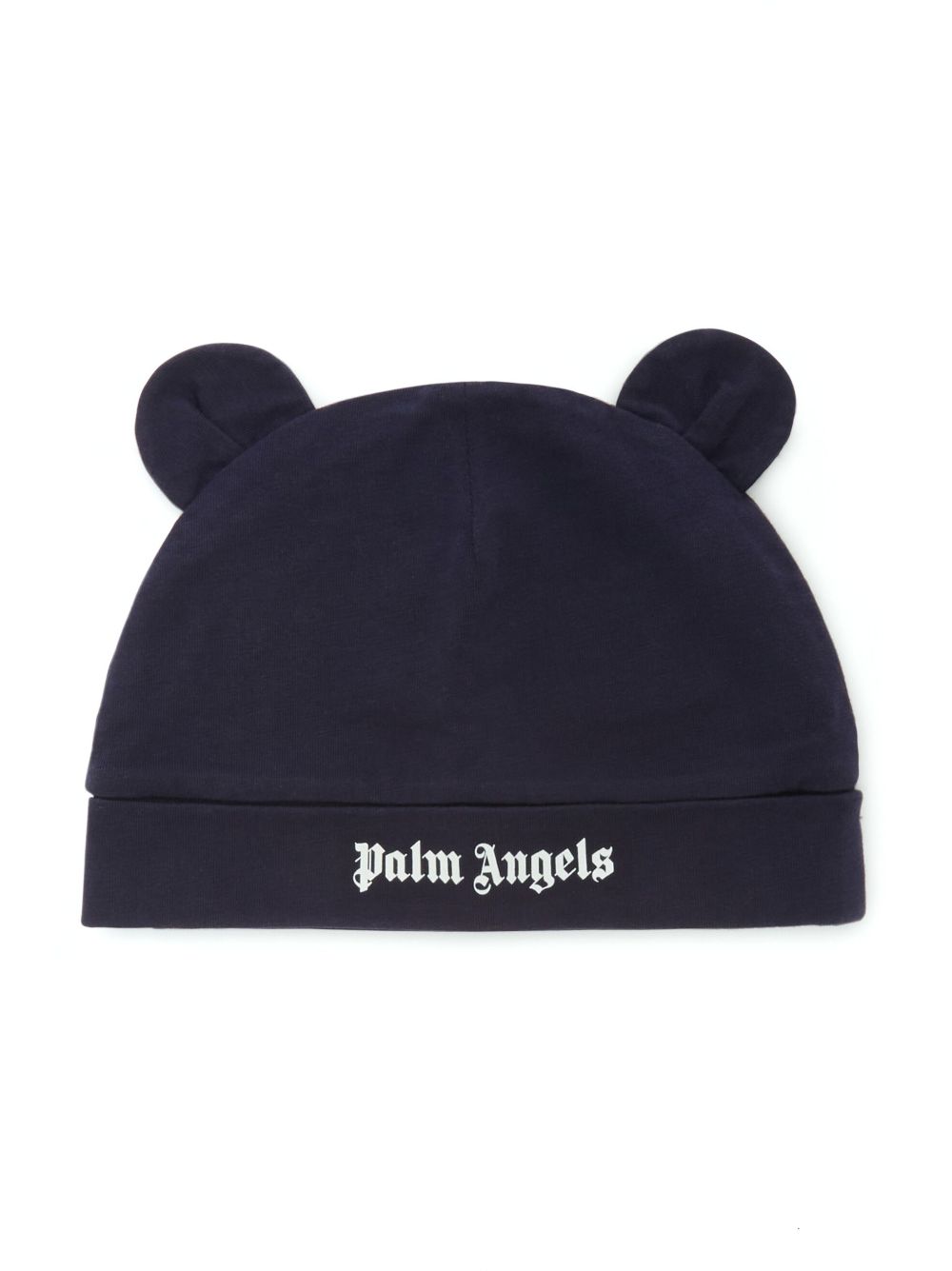 Palm Angels Kids Teddy Bear cotton beanie - Blue von Palm Angels Kids