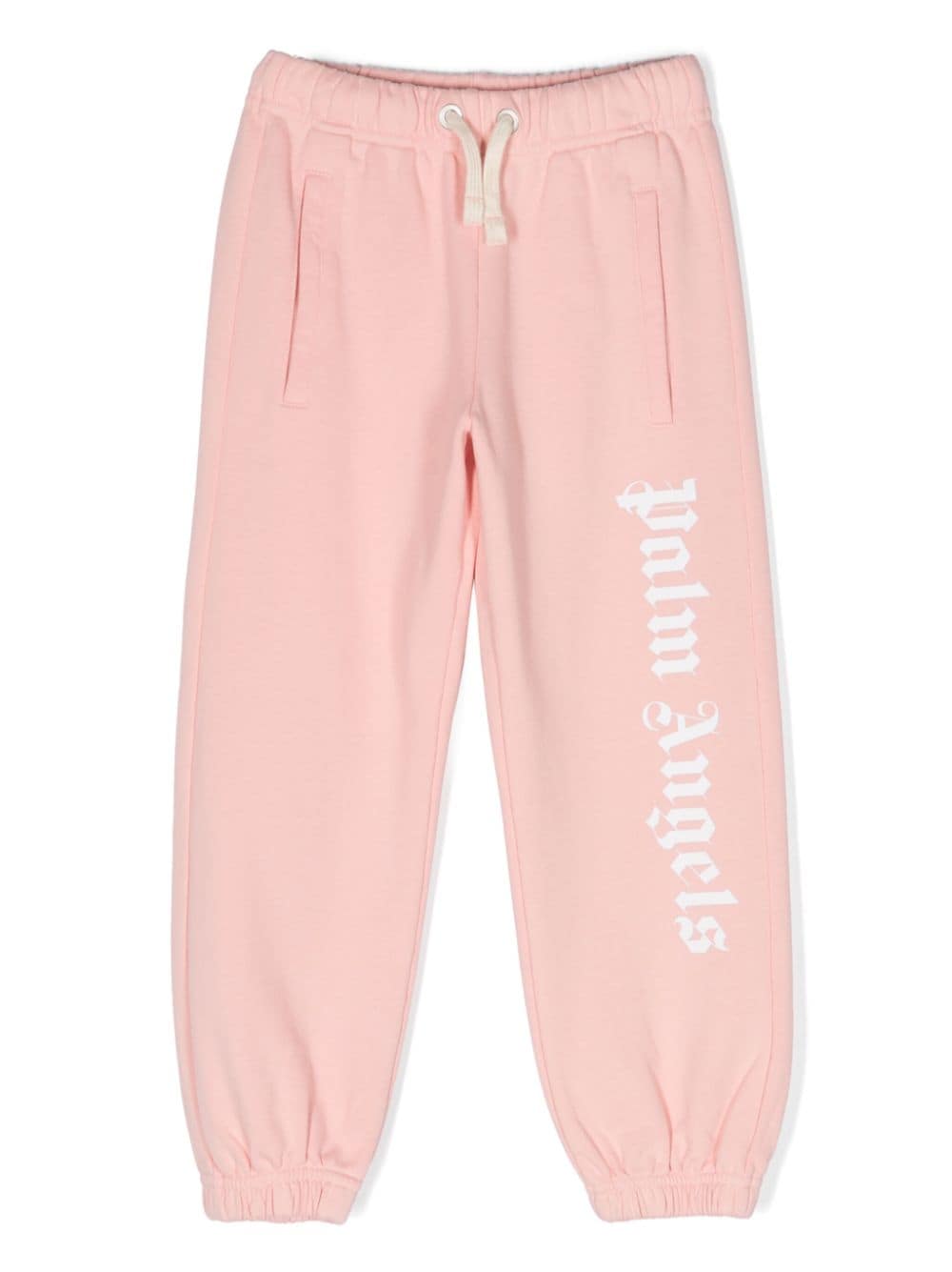 Palm Angels Kids logo-print cotton track trousers - Pink von Palm Angels Kids