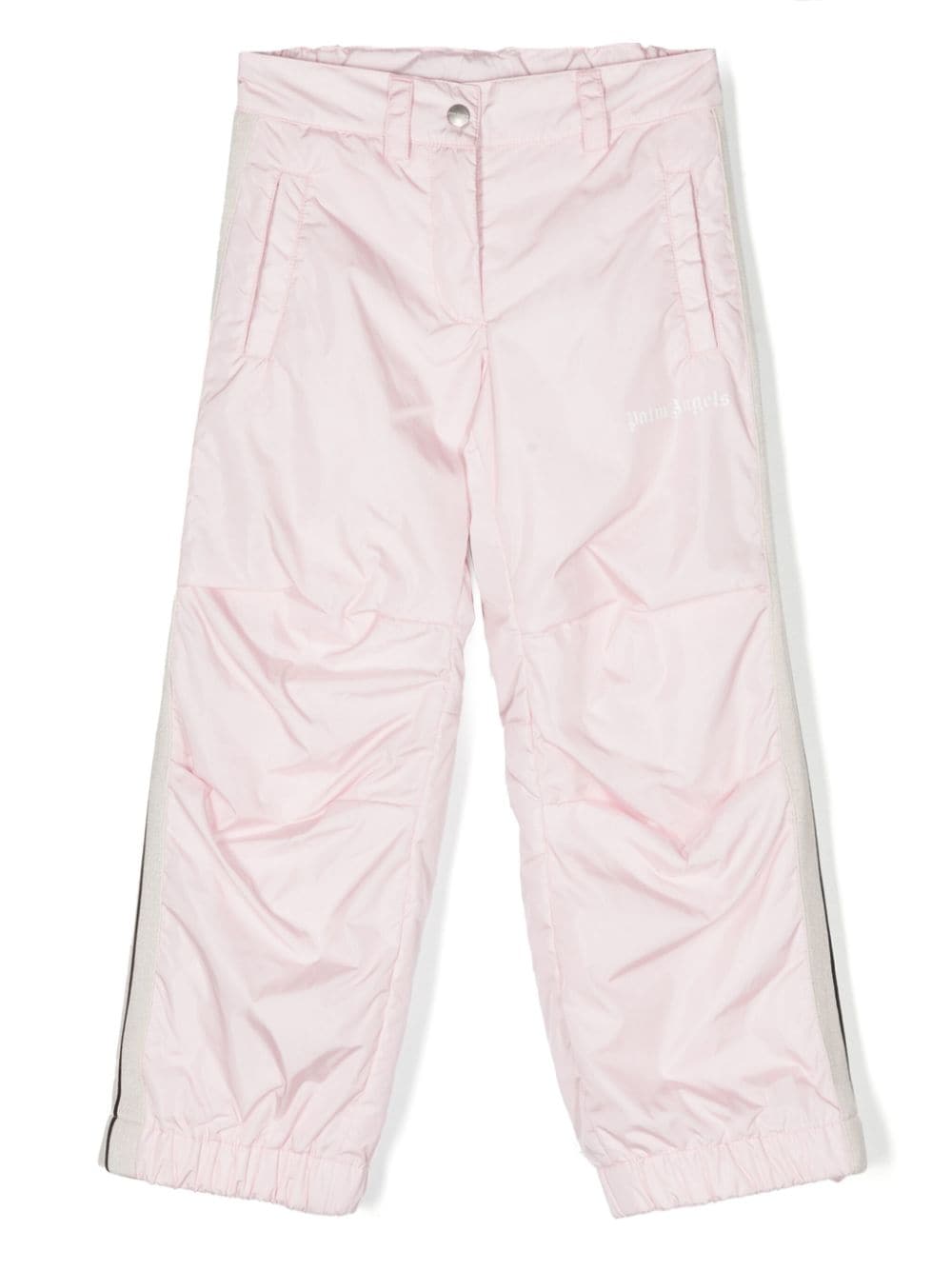 Palm Angels Kids logo-print straight-leg trousers - Pink von Palm Angels Kids