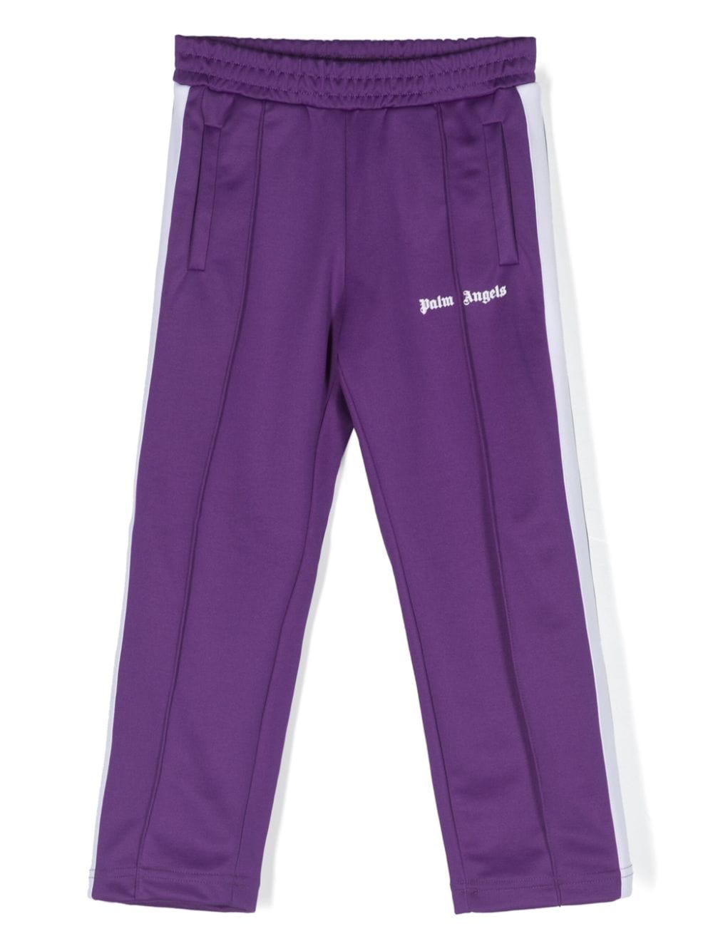 Palm Angels Kids logo-print striped track pants - Purple von Palm Angels Kids