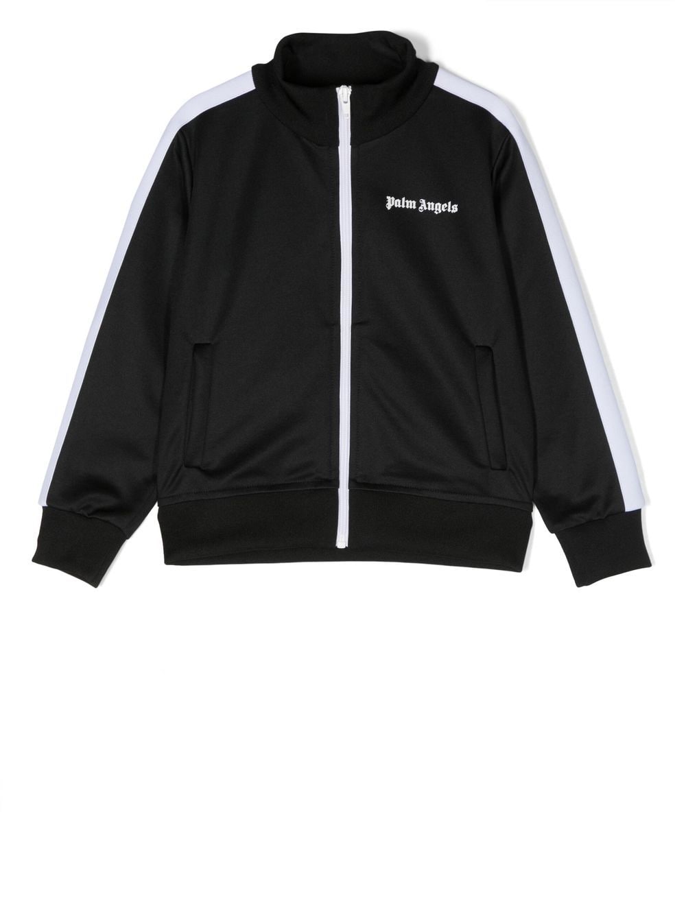 Palm Angels Kids logo-print track jacket - Black von Palm Angels Kids