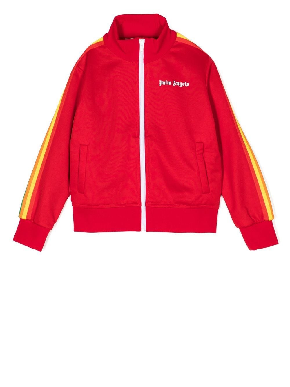 Palm Angels Kids logo-print track jacket - Red von Palm Angels Kids