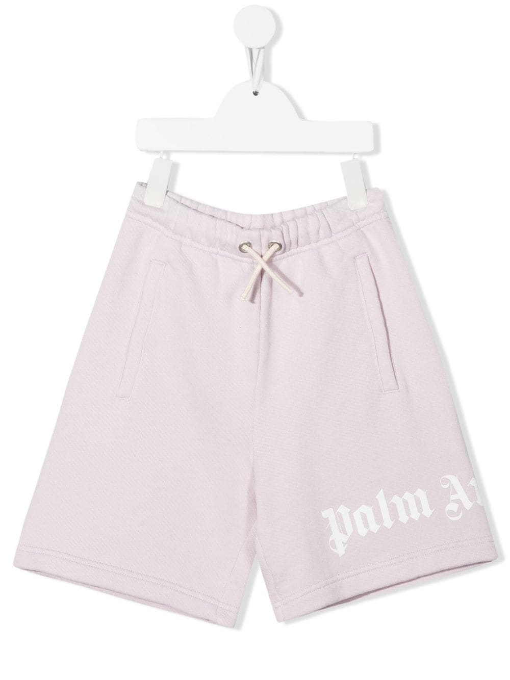 Palm Angels Kids logo-print track shorts - Purple von Palm Angels Kids