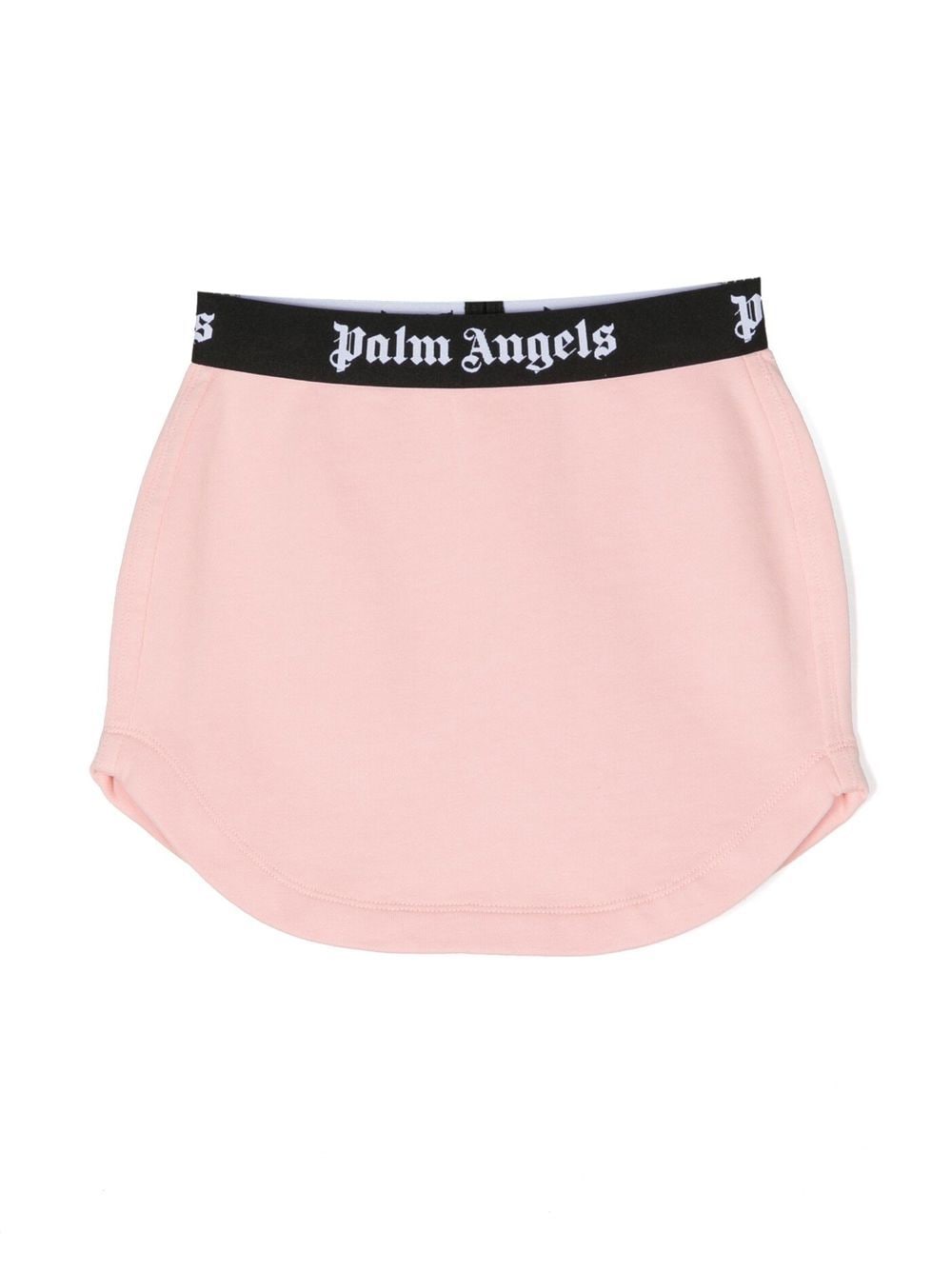 Palm Angels Kids logo-waistband track skirt - Pink von Palm Angels Kids