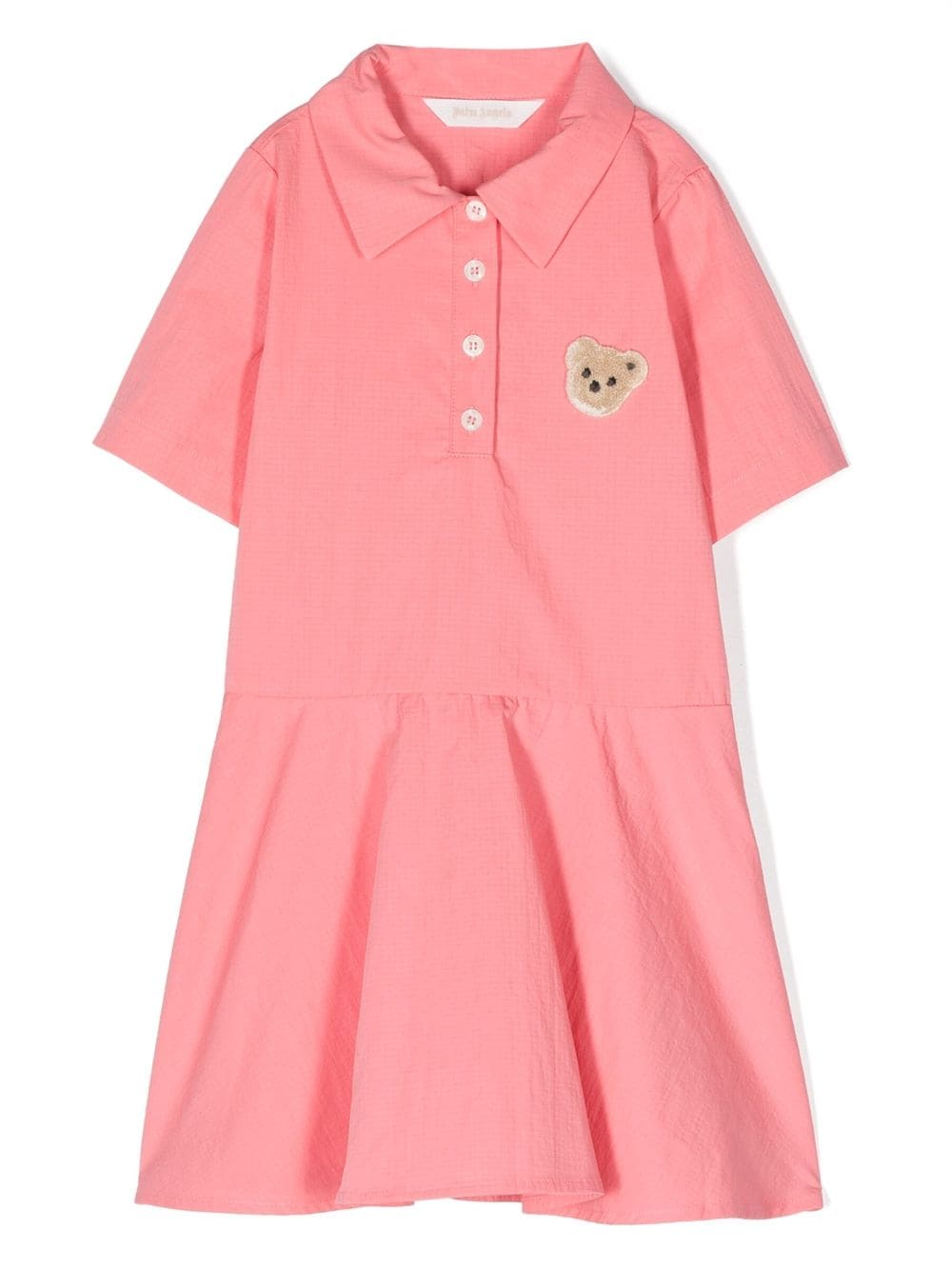 Palm Angels Kids mini-bear-patch polo dress - Pink von Palm Angels Kids