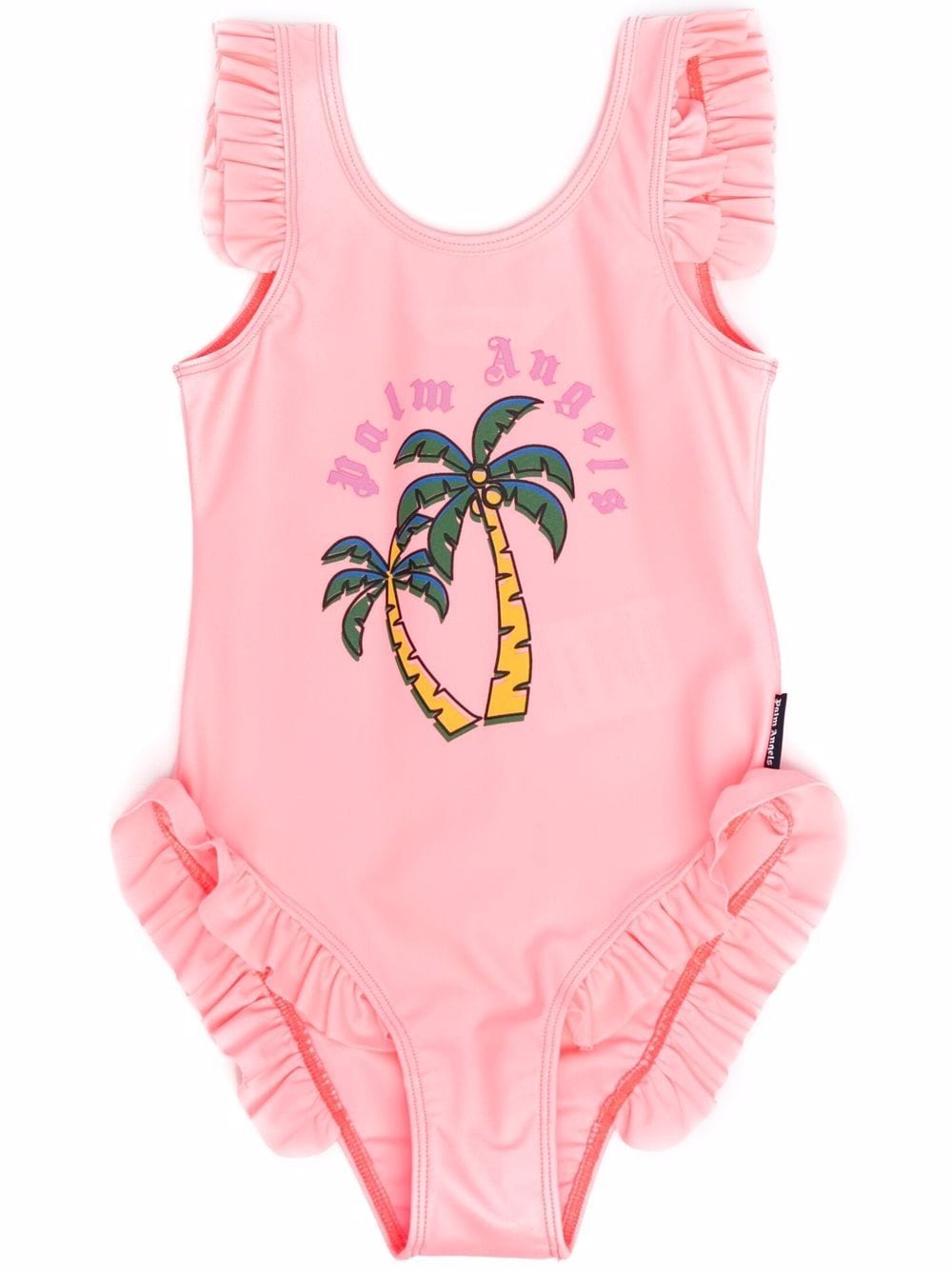 Palm Angels Kids palm-tree logo swimsuit - Pink von Palm Angels Kids