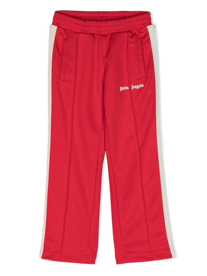 Palm Angels Kids raised seam-detail straight leg - Red von Palm Angels Kids