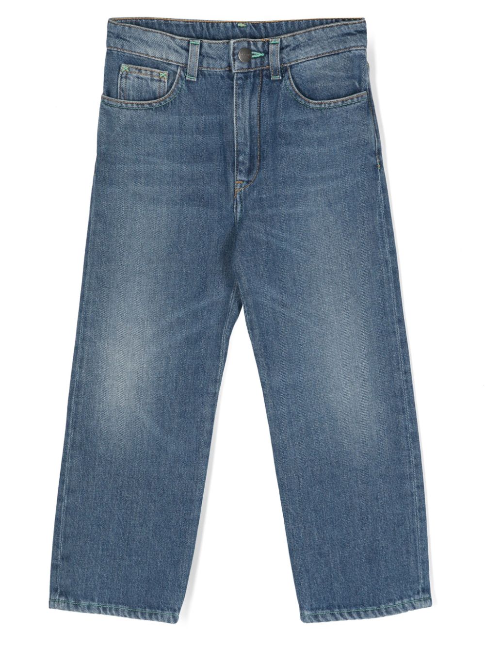 Palm Angels Kids straight-leg jeans - Blue von Palm Angels Kids