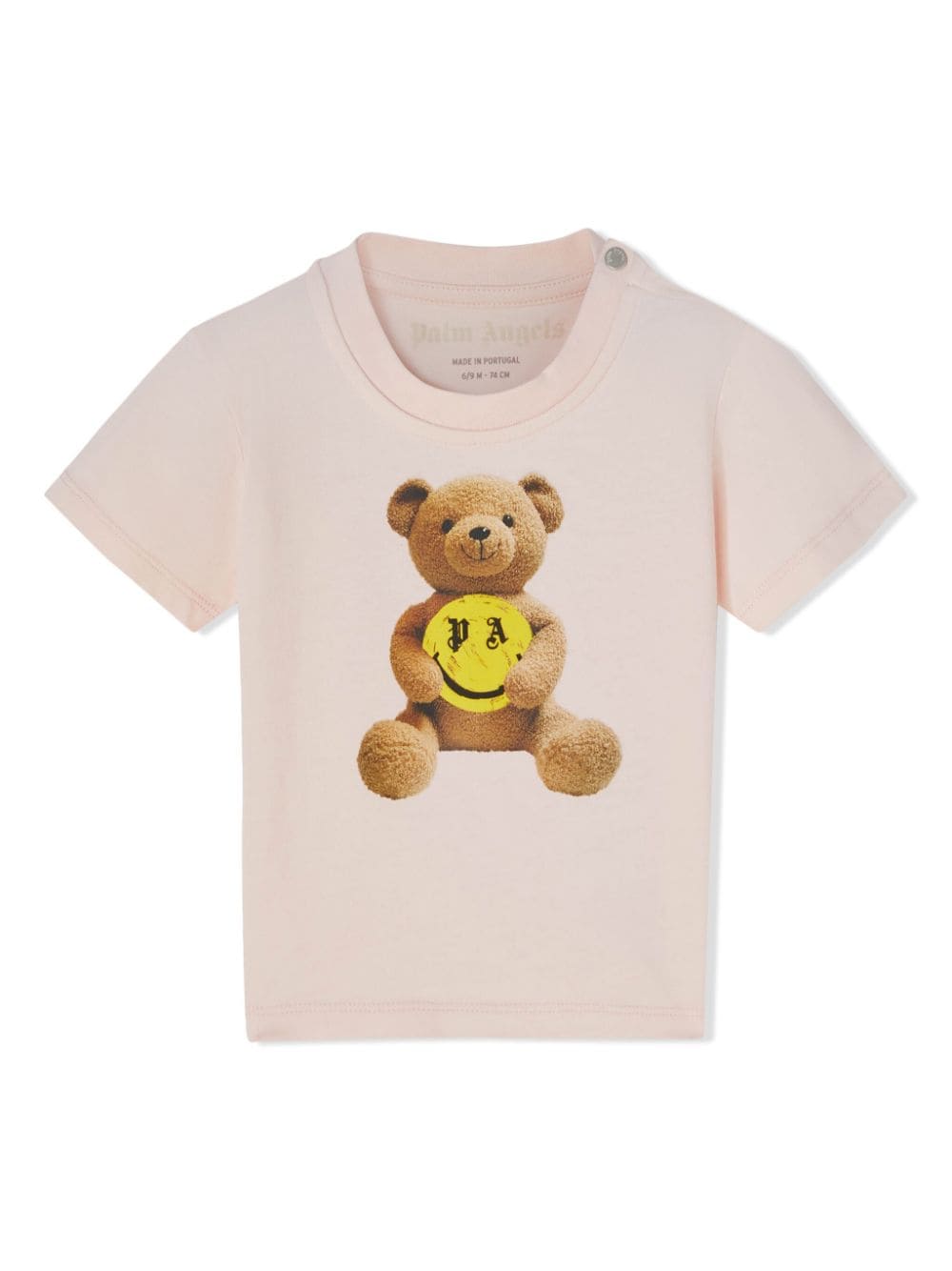 Palm Angels Kids teddy bear-print cotton T-shirt - Pink von Palm Angels Kids