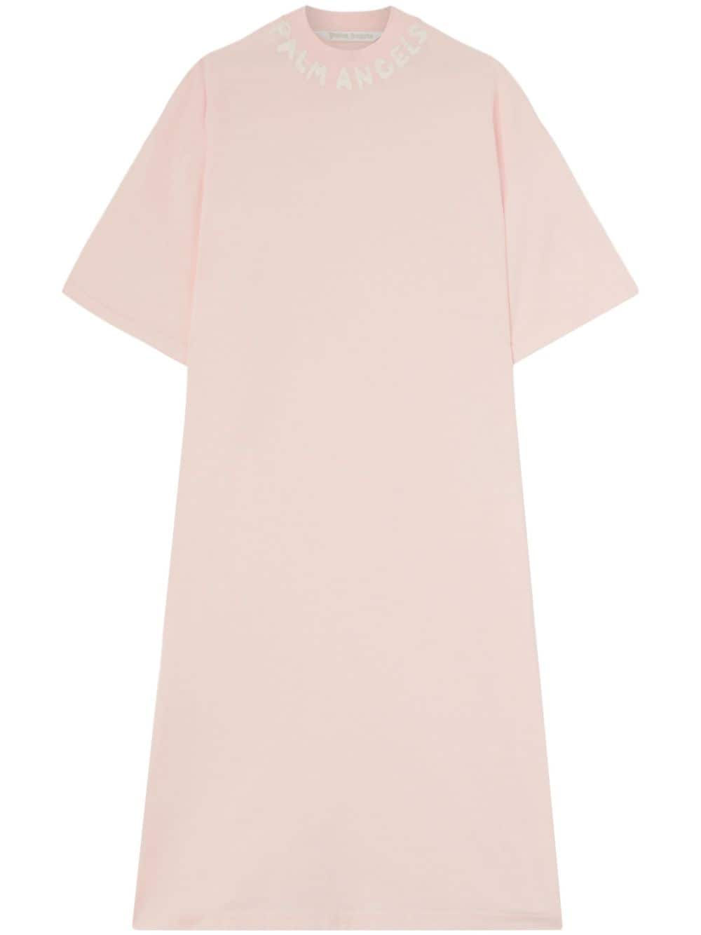 Palm Angels Classic Logo cotton dress - Pink von Palm Angels