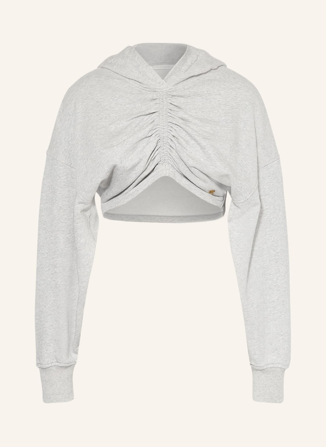 Palm Angels Cropped-Hoodie grau von Palm Angels