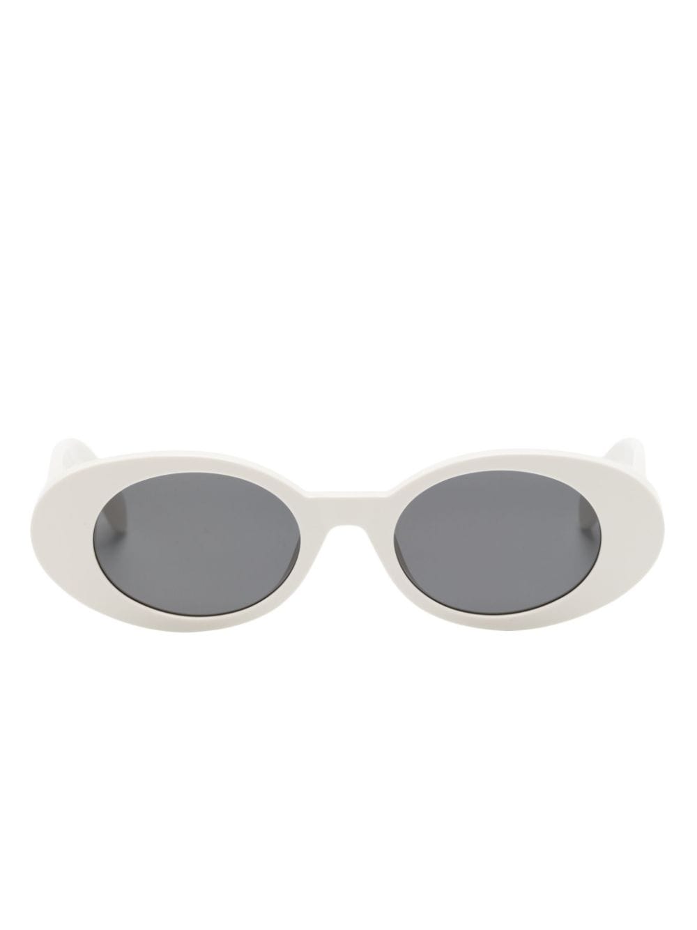 Palm Angels Gilroy oval-frame sunglasses - White von Palm Angels