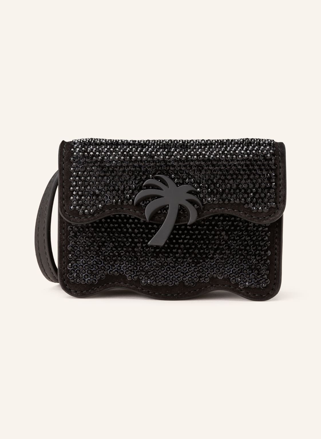 Palm Angels Handtasche Palm Beach Small Mit Schmucksteinen schwarz von Palm Angels