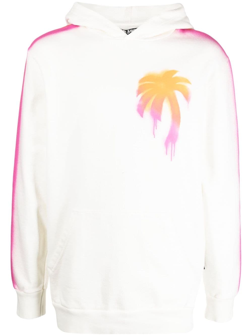 Palm Angels I Love PA graffiti-print hoodie - White von Palm Angels