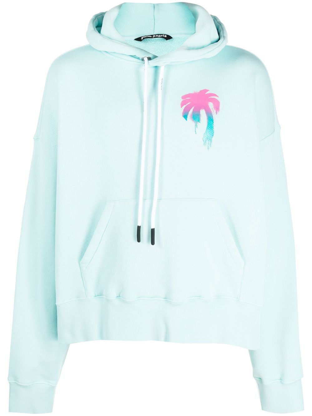 Palm Angels I Love PA print hoodie - Blue von Palm Angels